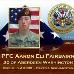 PFC Aaron Eli Fairbairn 20 Aberdeen Washington Died July 4 2009 Paktika Afghanistan