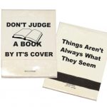 dont judge a book by its cover things arent always what they seem matchbook