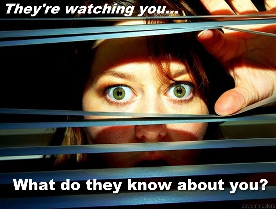 They are watching you What do they know about you Lack of privacy