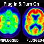 plug in turn on brain chemistry increased concentration creativity unplugged plugged in brain scans the zone